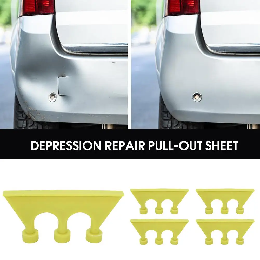Verveloos uitdeukgereedschap Professioneel autolichaamsreparatiegereedschap Uitdeukheffer Lange rubberen strip Trekbrug voor deukreparatie I1B2