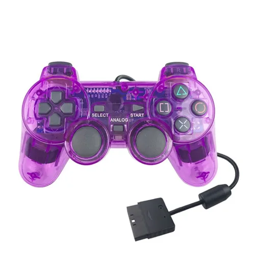 Imagen 2 del producto Mando con cable de 9 colores para Sony PS2 controlador Gamepad para Sony PS2 consola controlador Mando Joystick consola accesorios de juego