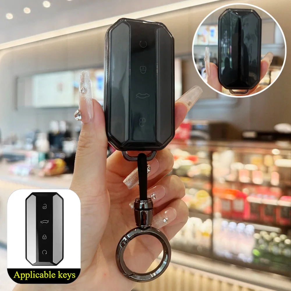 

TPU Car Remote Key Case Cover Suitable for Chery Jaecoo 5 Ev 2025 J5 J7 Keyless Auto Accessories
