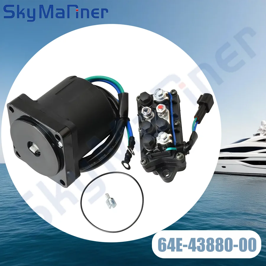 

Мотор и реле наклона Power Trim 64E-43880-00 63P-81950-00 для подвесного двигателя Yamaha 115-225 л.с. 67H-43880 64E-43880 67H-43880-00