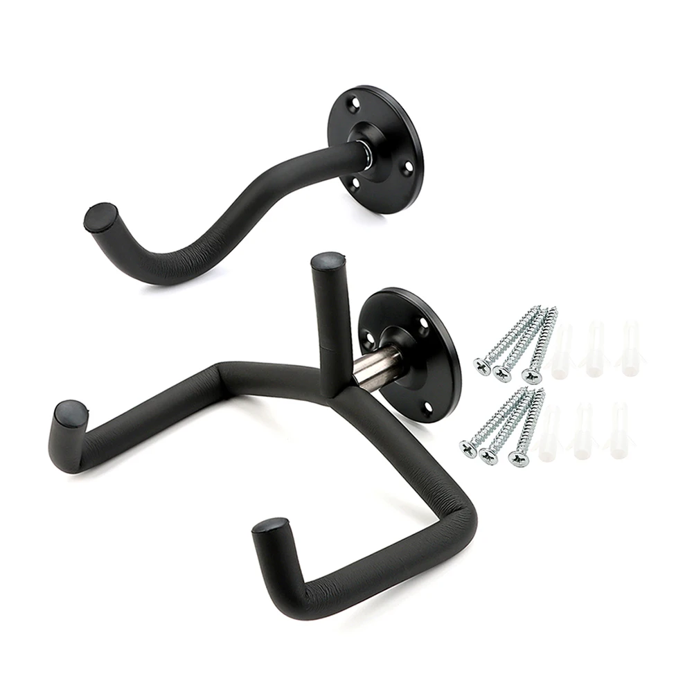 Metal Guitar Hanger Hook Wall Mount Non-Slip Holder Stand For Guitar Ukulele Violin Bass Guitar Instrument Accessories Guitar