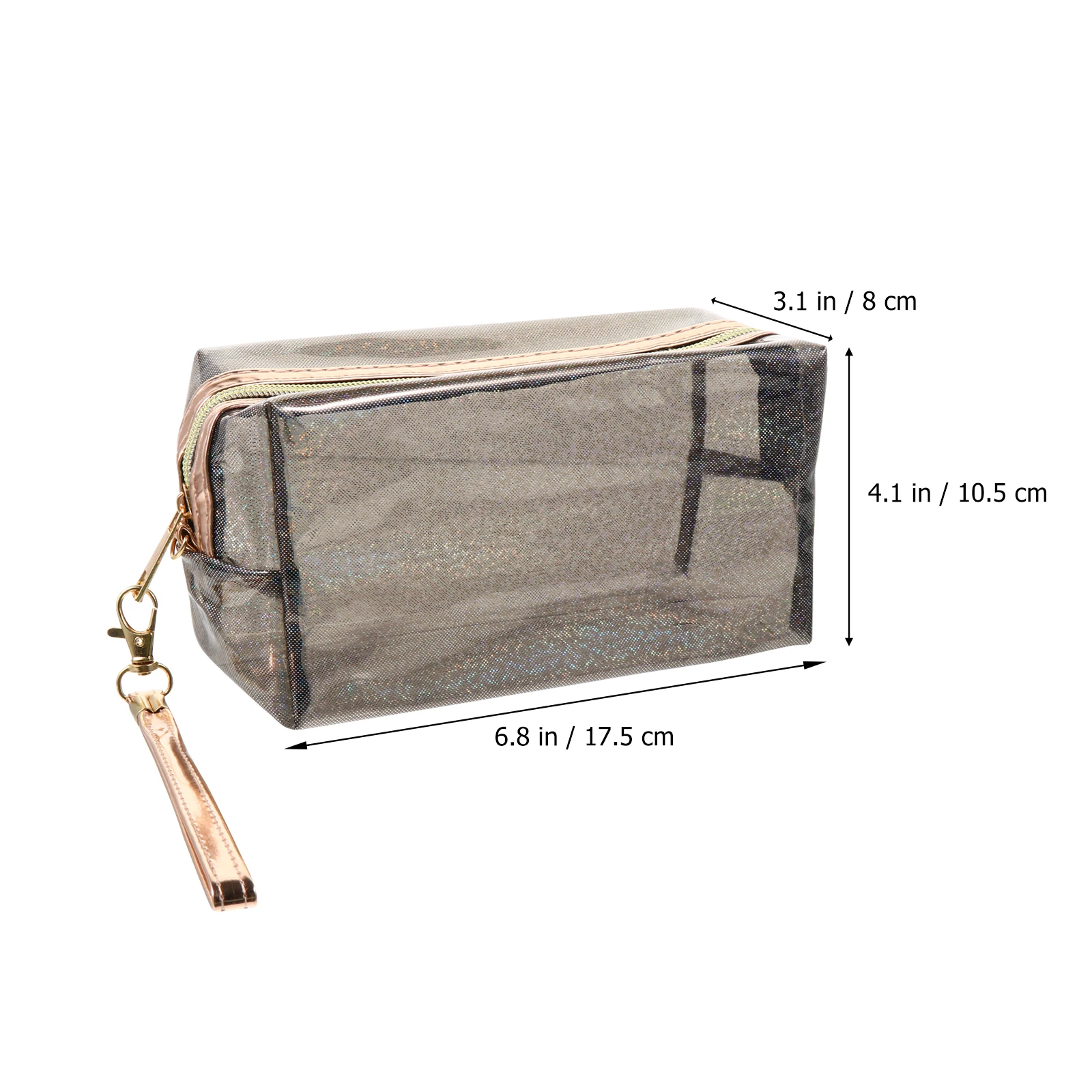 

Waterproof Toiletry Bag PVC Cosmetics Wash Makeup Travel Pouch Organizing Mini
