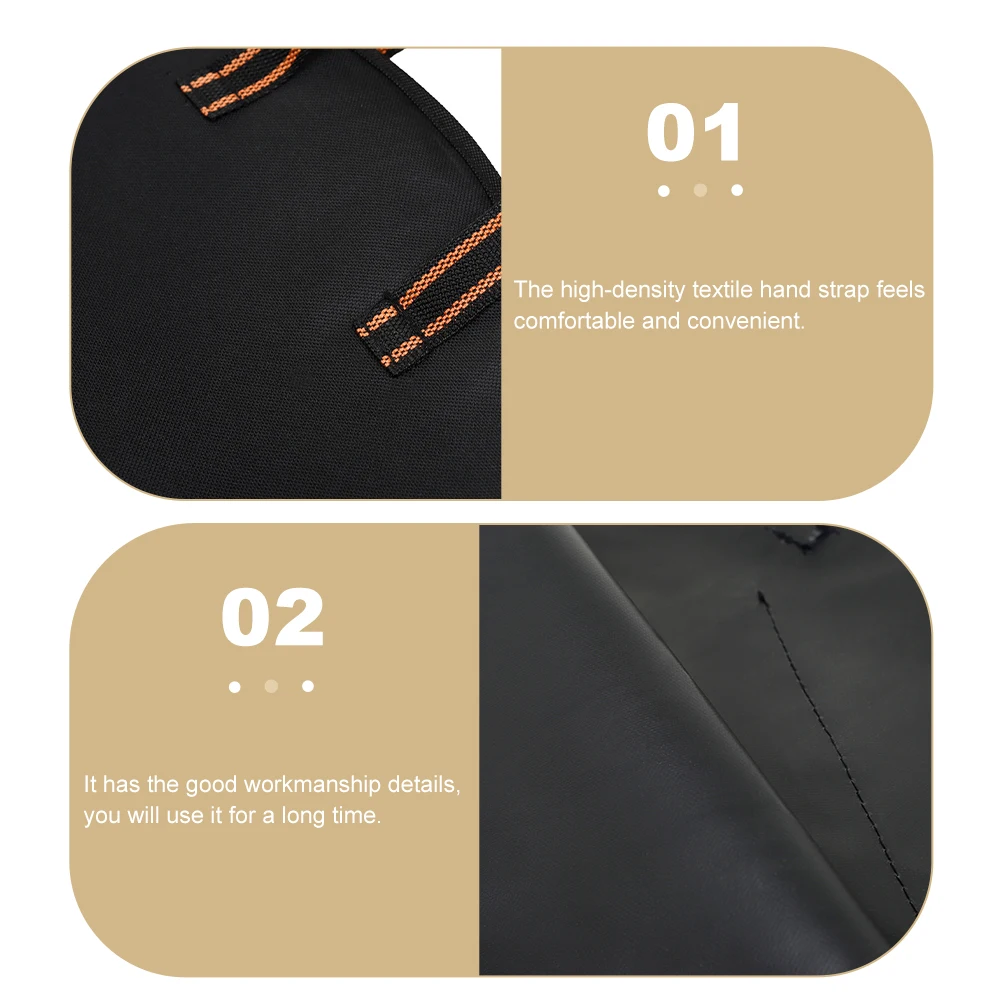 

Dumb Drum Carrying Bag Waterproof Oxford Fabric Protective Pouch with Handle and Stick Compartments for Convenient Transport