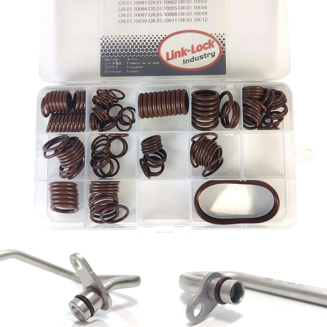 148PCS FKM Viton OK.01.10001 Turbocharging Pipeline O-Ring Kit 11537634204 11538853284 11611406747 07119907330 13541307380