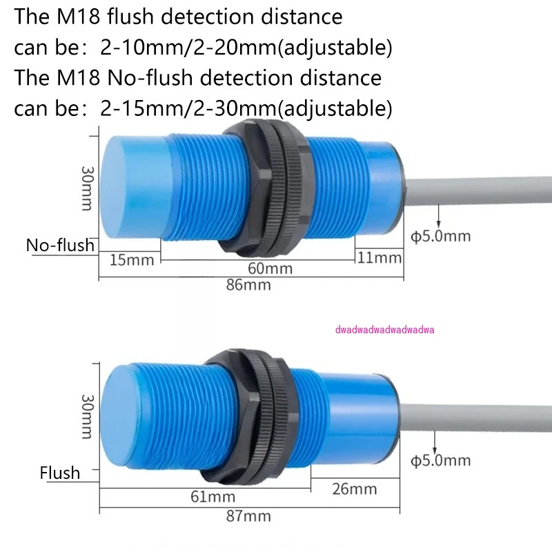 مفتاح القرب بالسعة M30، مفتاح الحث المعدني وغير المعدني، كشف مستوى السائل الزجاجي، مستشعر مفتاح المياه