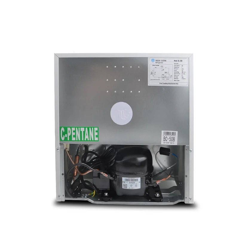 220V60HZ Ship Special 50L Single Door Auto-Defrost Refrigerator with Lock Small Marine Refrigerator New