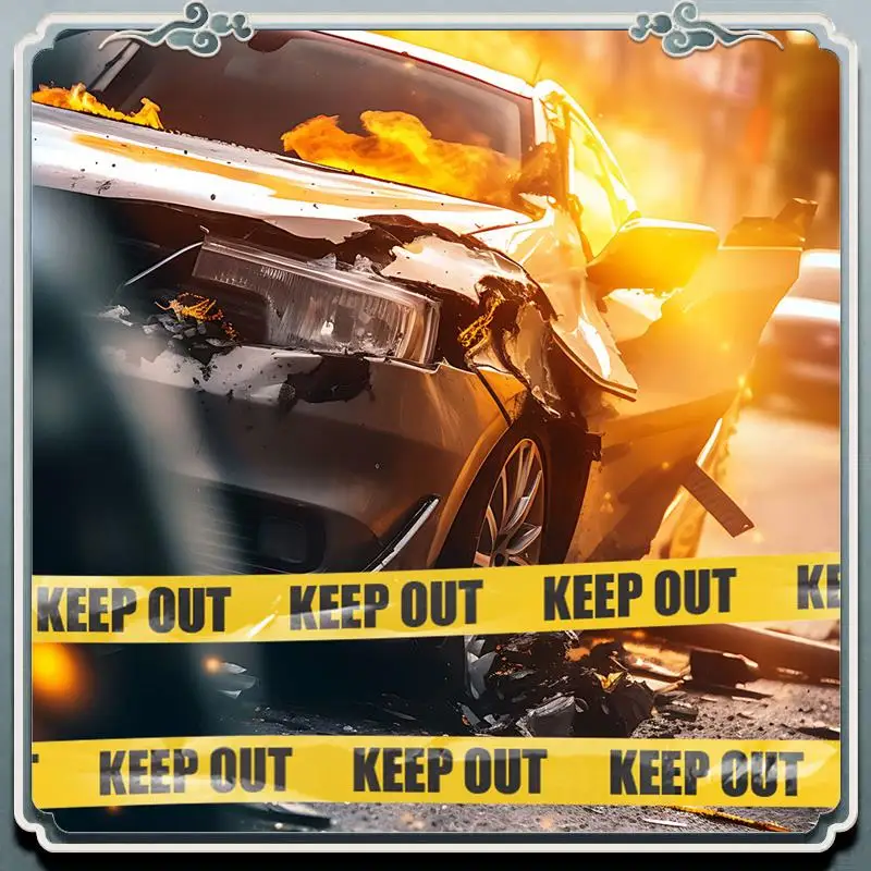 Premium KEEP OUT Barricades Tape 25 M Construction Site Packing To Secure Place Pickup