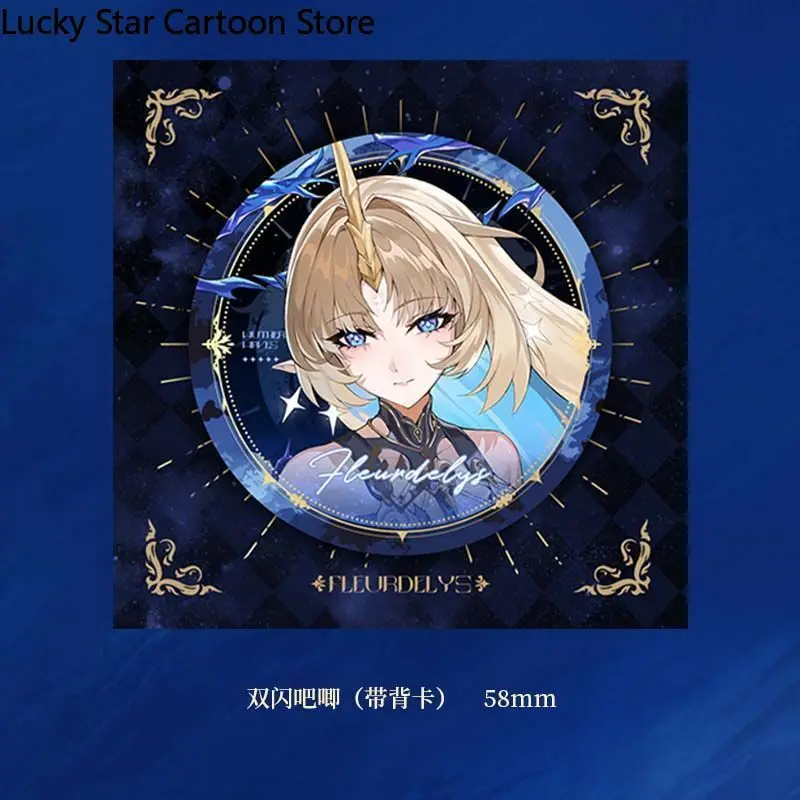 Wuthering موجات Cartethyia الاكريليك حامل نموذج زخارف مكتب تأثيري لعبة الدائمة علامة شارة اللون ورقة الليزر تذكرة أنيمي هدية