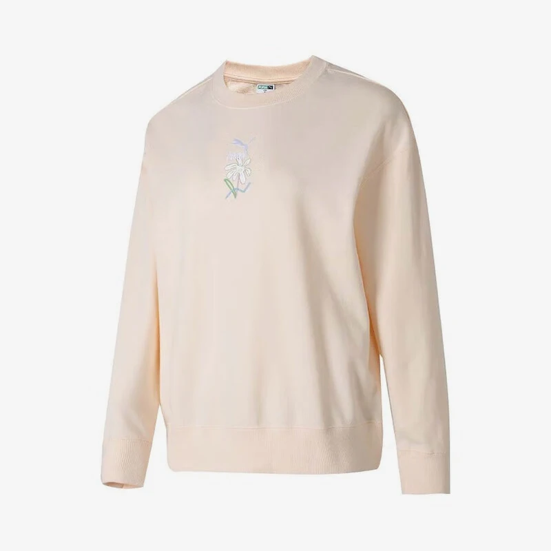 

PUMA Genuine 2024 Women's Knit Round Neck Sports Casual Pullover 625808-64