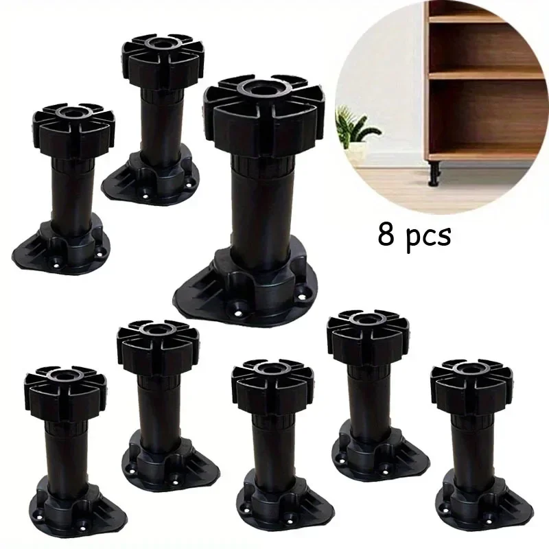 8pcs Levelers and Kitchen Toe Kick Capacity per Leveler Adjustable Cabinet Furniture Cabinets Adjustable Cabinet Legs Levelers