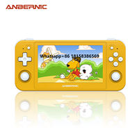ANBERNIC RG505 New Handheld Game Console Android 12 System Unisoc Tiger T618 4.95-INCH OLED With Hall Joyctick OTA Update