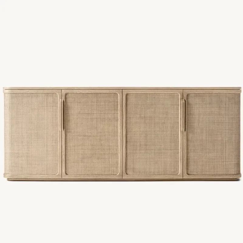 

American solid wood dining cabinet storage cabinet storage cabinet