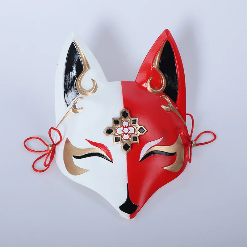 Game Honkai: Star Rail Elation Sparkle Cosplay Mask Japanese Fox Mask Halloween Carnival Dance Party Unisex Face Decoration Prop