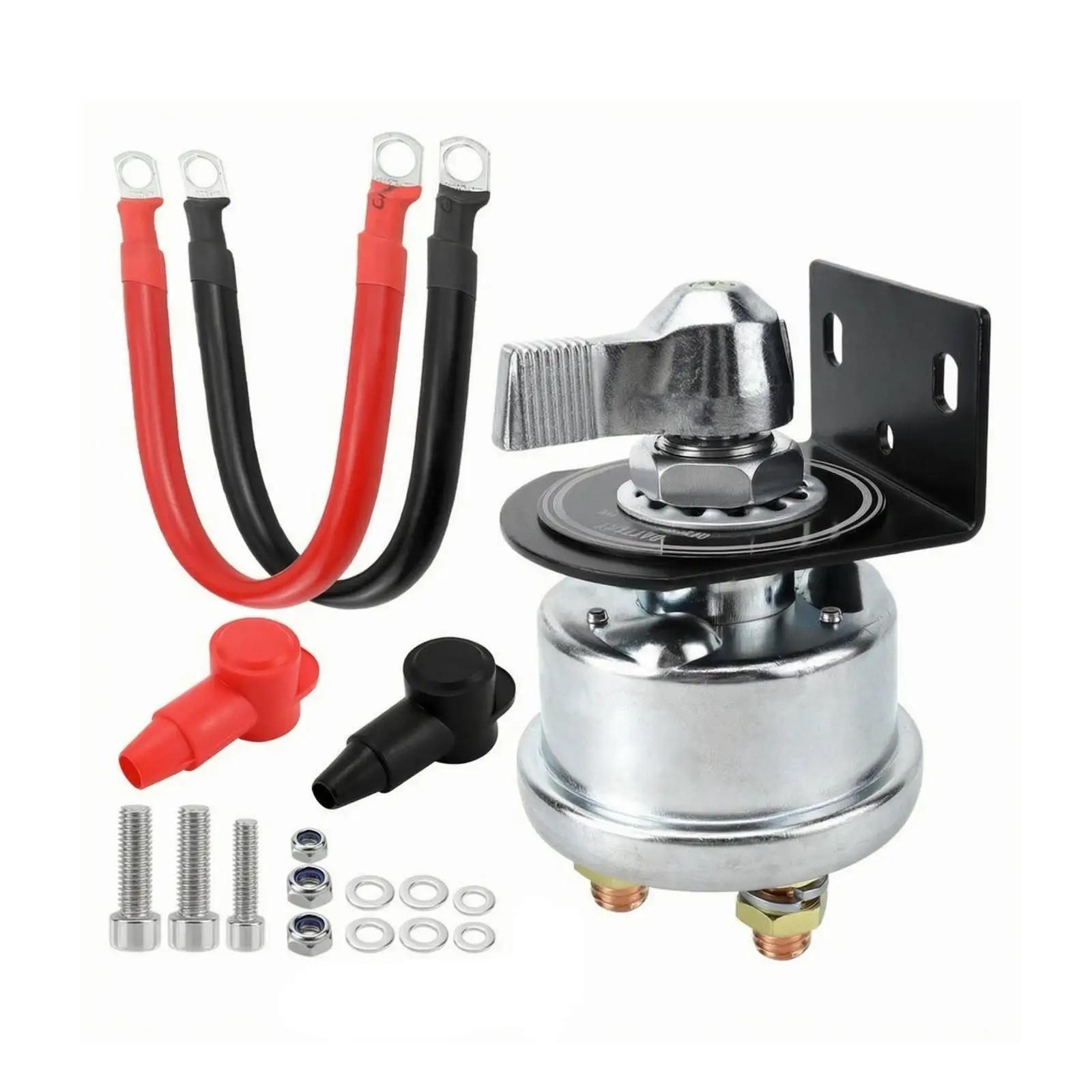 Rotary Battery Disconnect Switch Safety Rotary Battery Cut-off Switch Leakage Protection Manual for Vehicle Storage