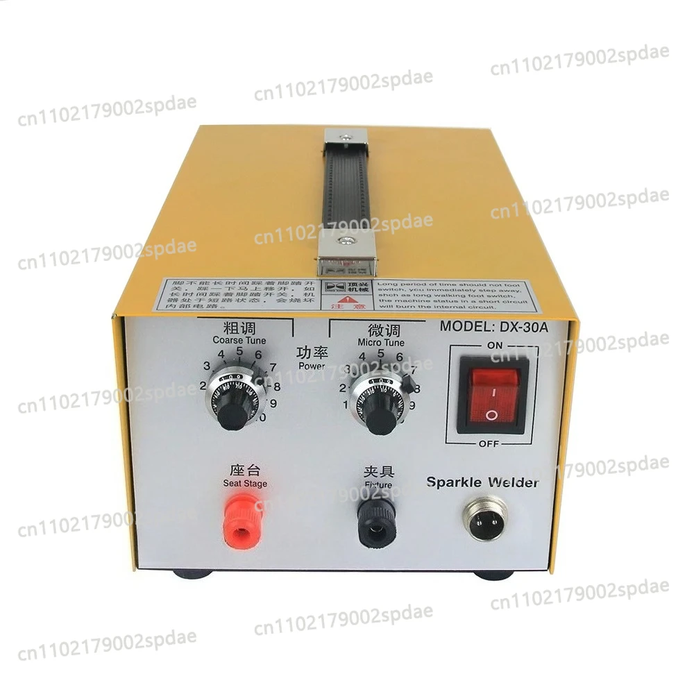 DX-30A Handheld Spot Laser Welder Pulse Butt Welding Machine Jewelry Equipment Tool 220V 110V for Gold Silver Ring Mouth Buckle