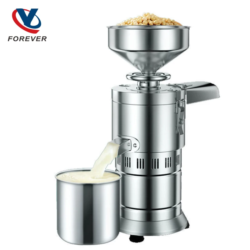 

Коммерческая машина для производства соевого молока, большая машина для разделения остатков мякоти, без фильтра, свежемолотая машина для завтрака соевых бобов, мощная шлифовальная машина