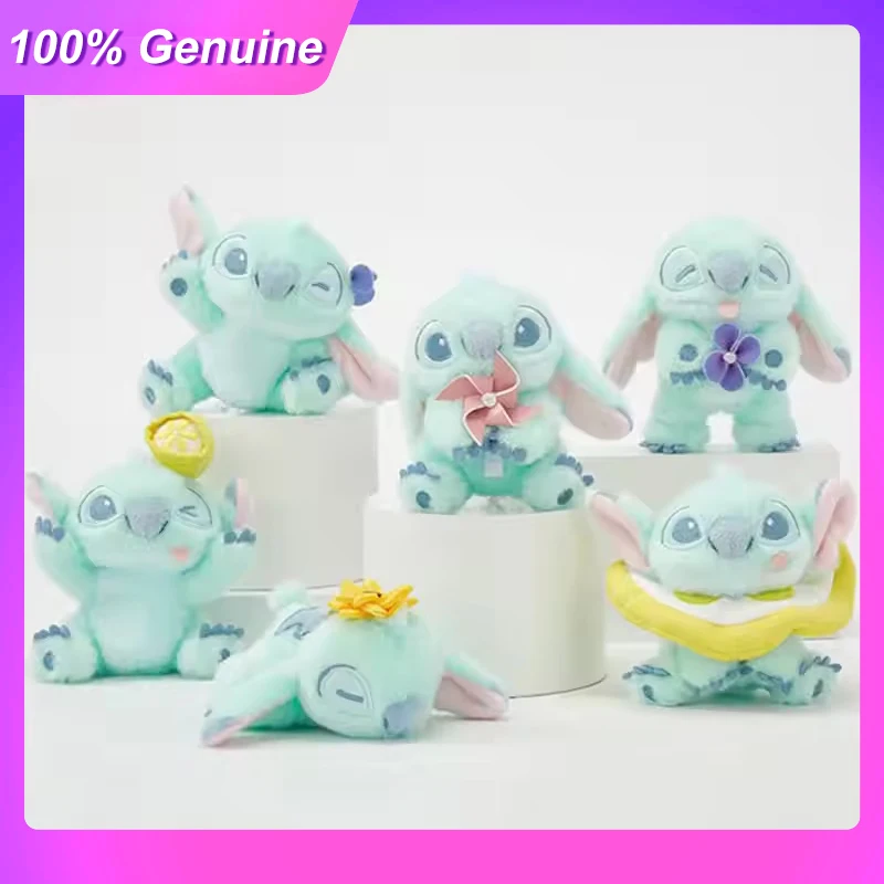 

100%Genuine Disney Stitch Cute Doll Blind Box Pendant Bag Decoration Key Chain Desktop Ornament Collect Birthday Gifts