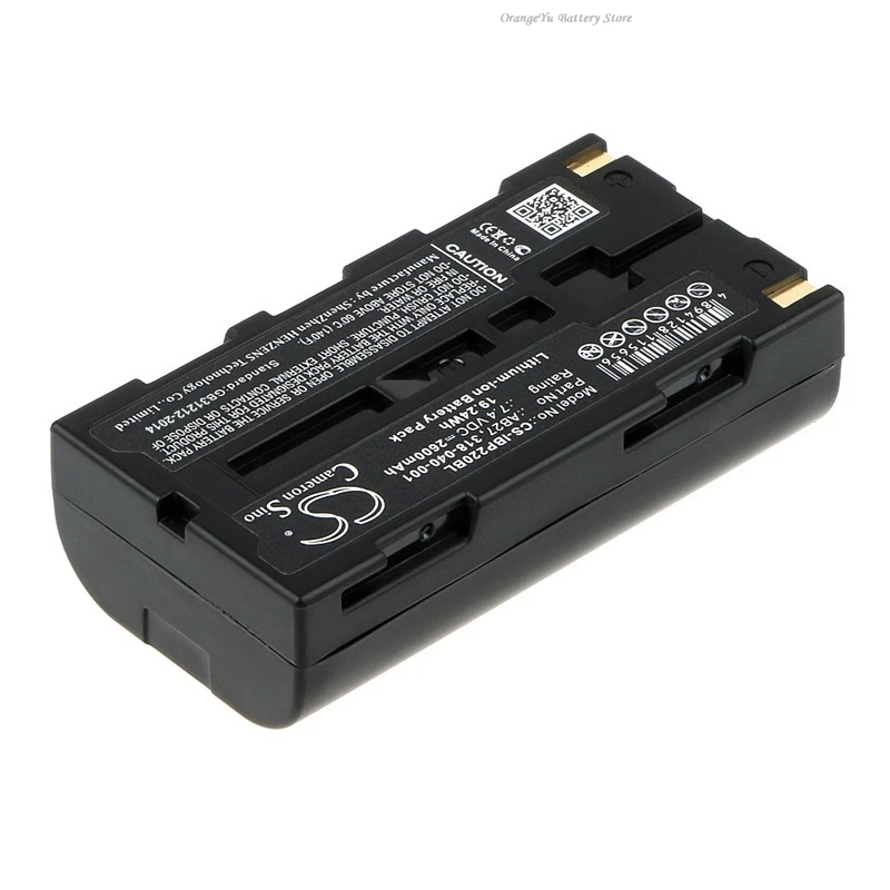 Replacement 7.4V 2600mAh Barcode Scanner Battery for Intermec PB2 PB3 PB2A MP350 MT2 MtP300 MTP400 S1500 S2500 S3750 S4500
