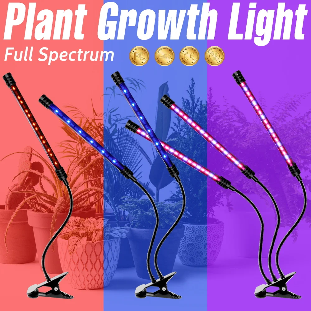 

LED Phytolamp For Plants Full Spectrum LED Grow Lights IP66 Waterproof Indoor Flower Seeds Hydroponics Phyto Lamp 9W 18W 27W 36W