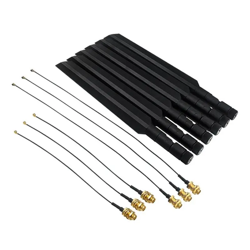 B16C-Banana Pi BPI-R4-NIC-BE14 WIFI7 Antenna Kit External Antenna For BPI-R4-NIC-BE14 WIFI7 Modules