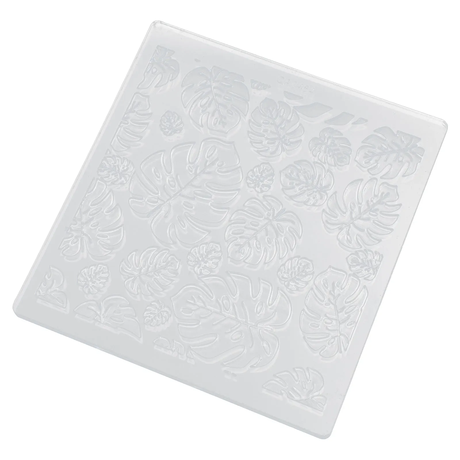 

Fondant Mold Cake Impression Mat DIY Tool Green Leaf Pattern Baking Supply Creative Fudge Stamper Lightweight Storage