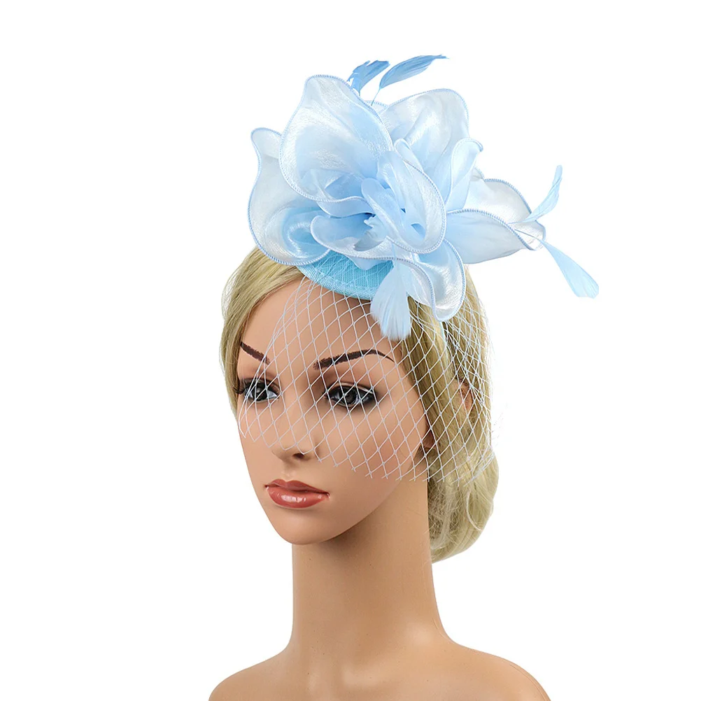 

Fascinator Headband Flower Hat Detachable for Wedding Tea Party Prom Banquet Cocktail Party Fascinator Headdress