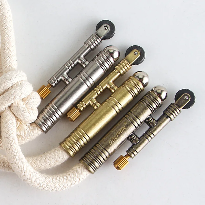 New Metal Windproof Kerosene Lighter Outdoor Camping Retro Vintage Tinder Cigarette Lighters & Smoking Accessories Factory Sales