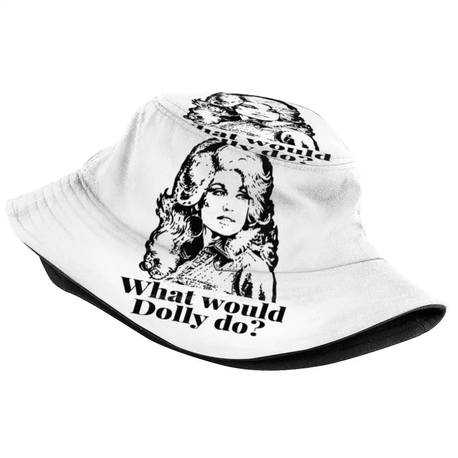 What Would Dolly Do Uv Protection Foldable Bucket Hats Women Men What Would Dolly Do