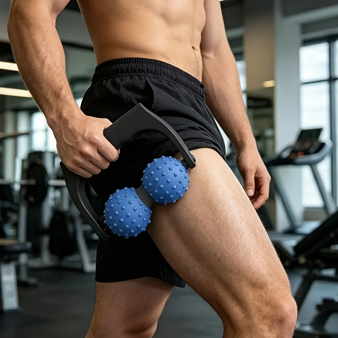 Spiked Surface Yoga Massage Ball Heavy Duty Deep Muscle Relaxation Ergonomic For Yoga Gym Home Full Body Massage Workout Tool