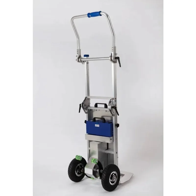 200KG Electric Stair Climbing Trolley 8Ah Lithium Battery Foldable Cargo Transport Hand Truck