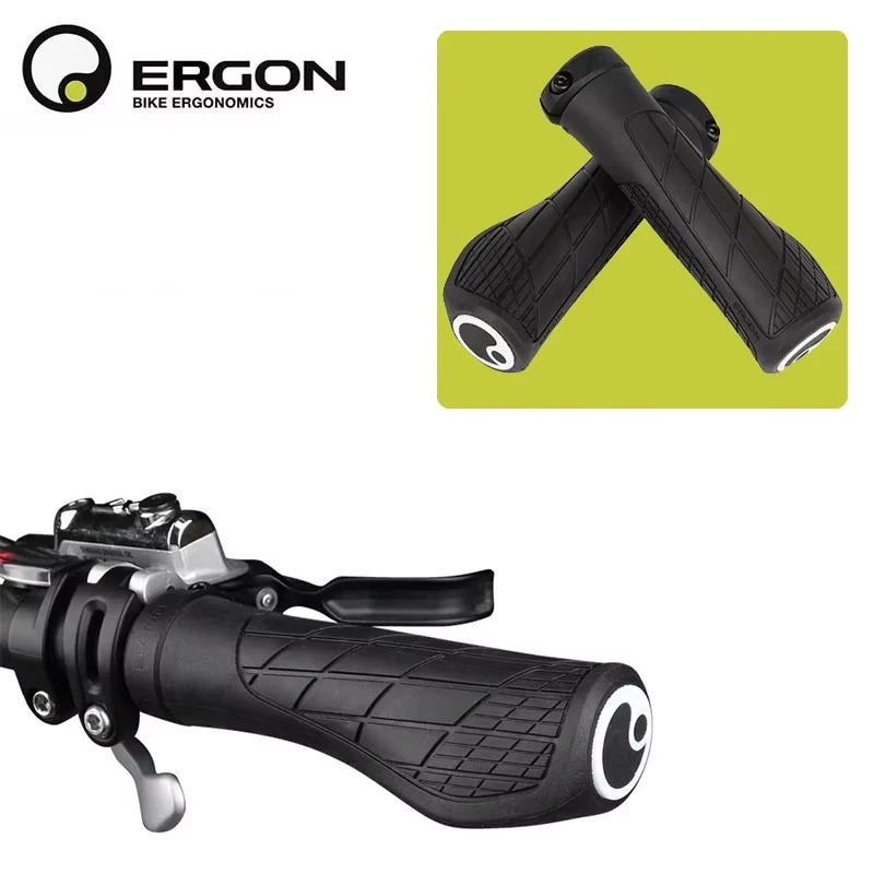 

ERGON Ручка велосипедного руля GA3 GE1 GA20 Противоскользящие резиновые ручки MTB Велосипедные ручки Велосипедные крепления на конце рук Чехлы для рук Размер L