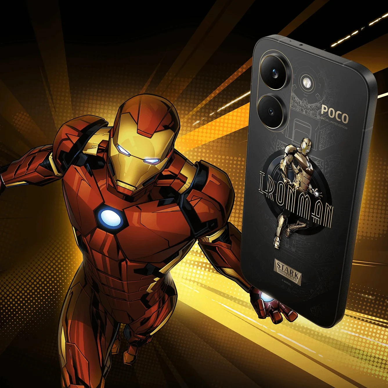 POCO X8 Pro 5G Edición Iron Man 12GB 512GB NFC Smartphone Dimensity 8500-Ultra Batería de 6500mAh Sensor Sony IMX882 50MP 4