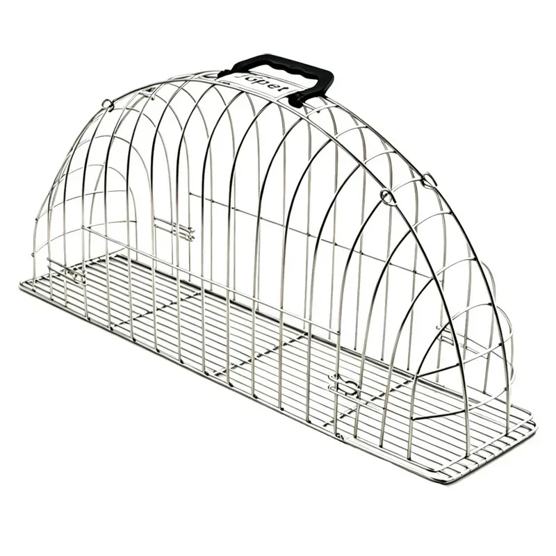 yesStainless steel cat washing cage, small dog bathing cage, anti-scratch and anti-bite fixed air-drying cage, cat washing cage