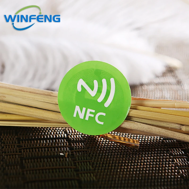6 Cái/bộ Thẻ Tag NFC Miếng Dán Có Thể Lập Trình Rewritable 13.56MHZ Thẻ RFID Ntag 213 Chip NFC Cho Điện Thoại Di Động Samsung NFC thanh Toán