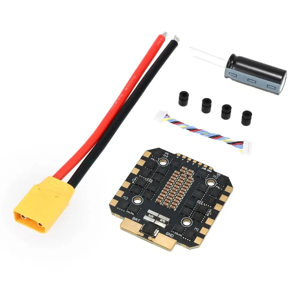 BoMasMUangel 80A 4in1 ESC BLHeli_S DShot600 6-8S LiPo 30.5mm Mount For 7