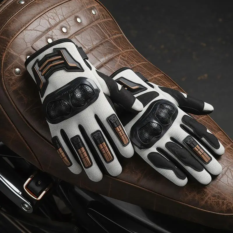 Outdoor Sports Protective Half Finger Gloves For Men Women Universal Open Finger Resistant Motorcycle Bike Gloves