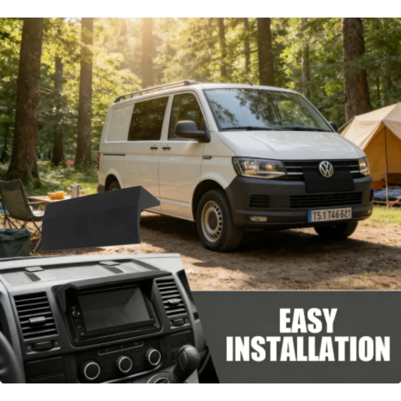 

Car Stereo Head Unit Sunshade Visor Screen GPS Navigation Sun Shade For VW Transporter T5 T5.1 T4 T6 T6.1 Car Accessories