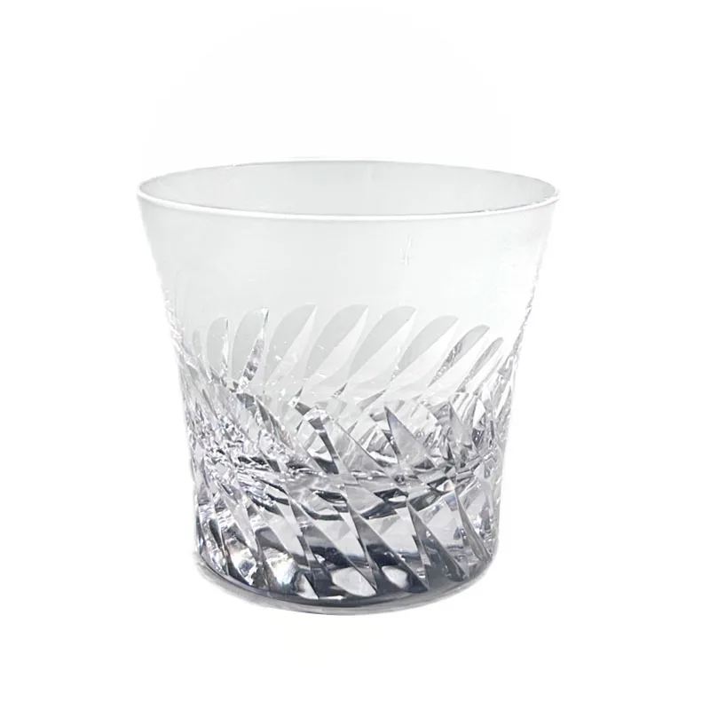 

Bacola Crystal High-end Whiskey Cup Angel Wings Light Luxury Foreign Wine European Flat Bottom Glass Cup