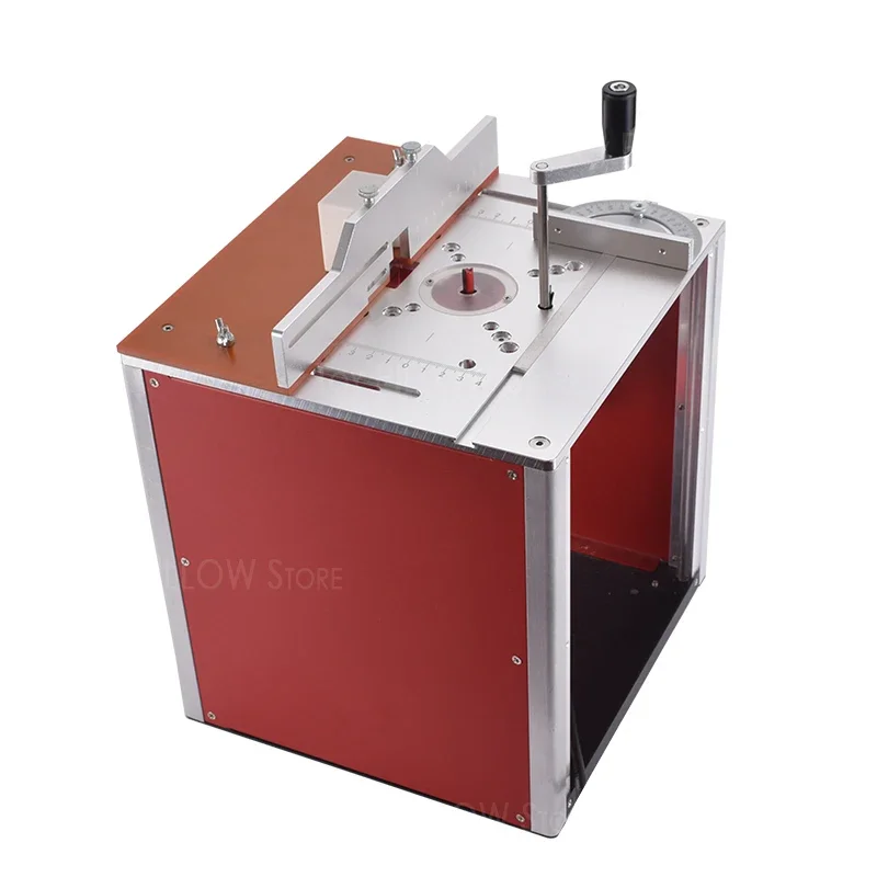 Woodworking bakelite milling flip-chip board workbench multi-functional lifting table chamfering trimmer slotting table saw