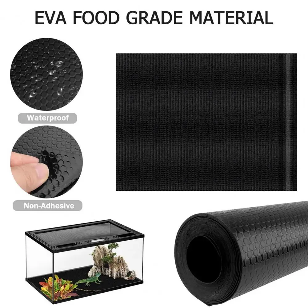 Non-sticky Liner Non-adhesive Carpet Mat for Bearded Dragon Tank Accessories Leopard Gecko Lizard Turtle Bedding Terrarium