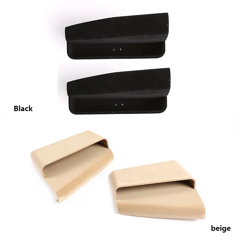 For Porsche Cayenne 18-23 ABS Black/beige flocking Car center console Armrest Side Storage Box mobile phone box car accessories