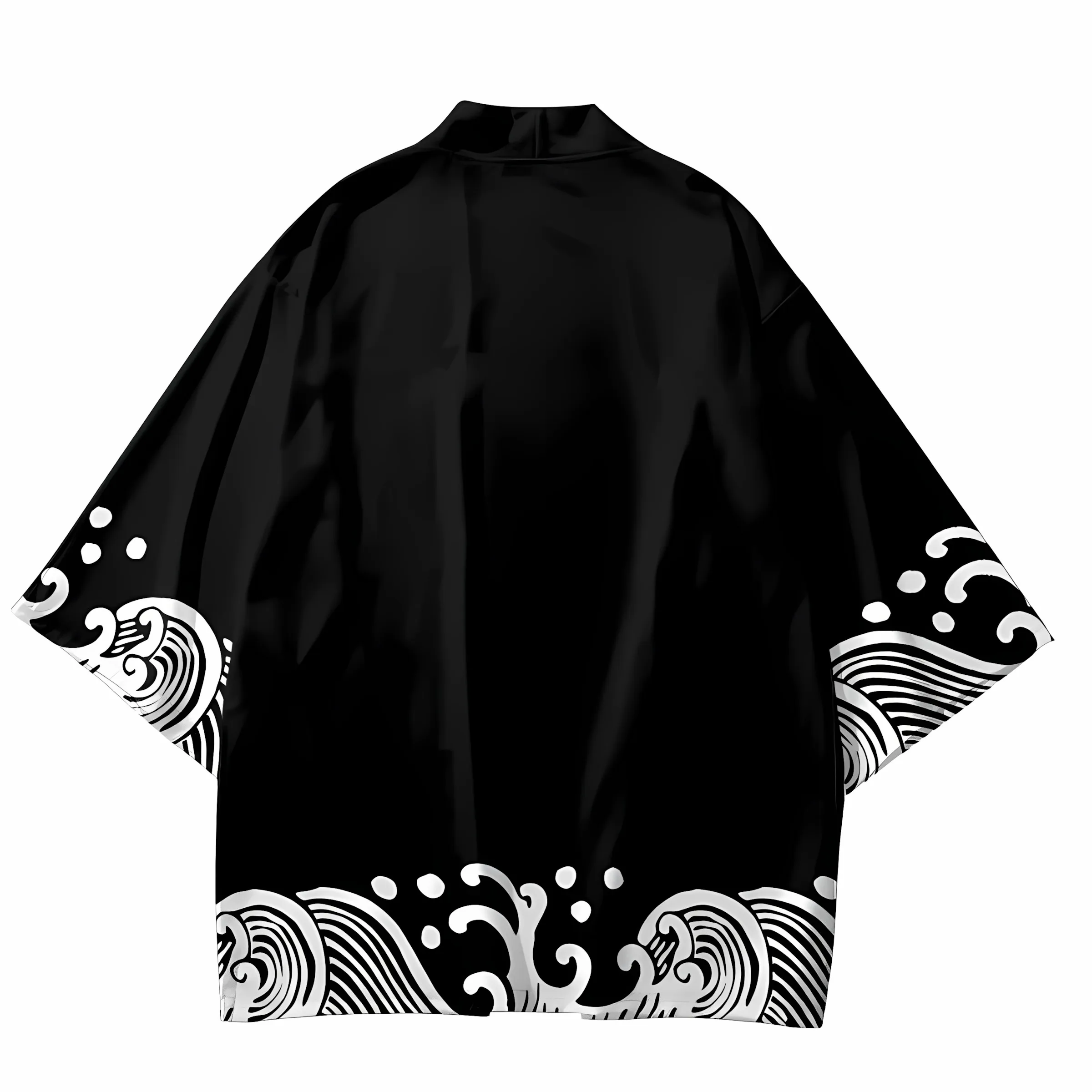 2026 Summer New Men's Kimono with 3D Patterned Print for Street Casual Fashion Comfortable Soft Breathable