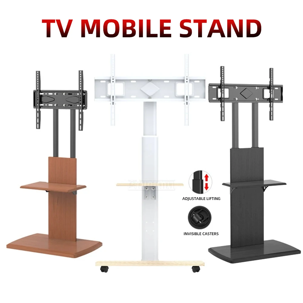 

Conference Room & Classroom Mobile Stand, Rolling Cart for Interactive Whiteboard and Large Screen TV, Height Adjustable
