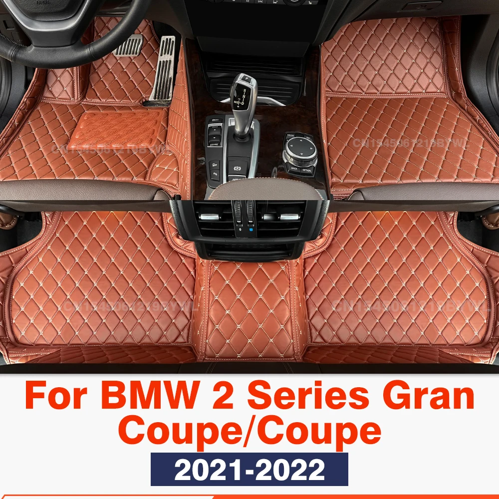 

Для BMW 2 серии Gran Coupe 2021 Coupe 2022, автомобильные коврики на заказ, автомобильный ковер, аксессуары для интерьера
