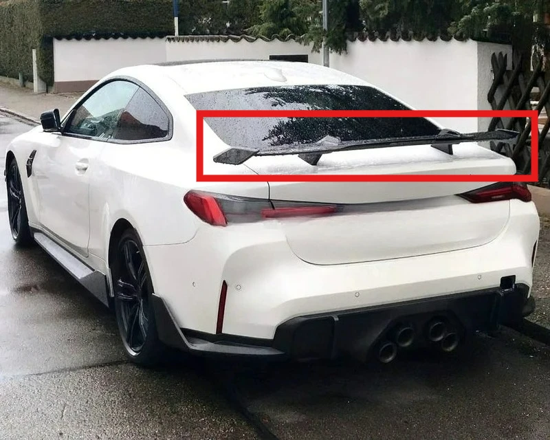 

Aero-Optimized FORBMW G80 M3 G82 M4 2020 MP-Style True Carbon Fiber Rear Spoiler High Wing