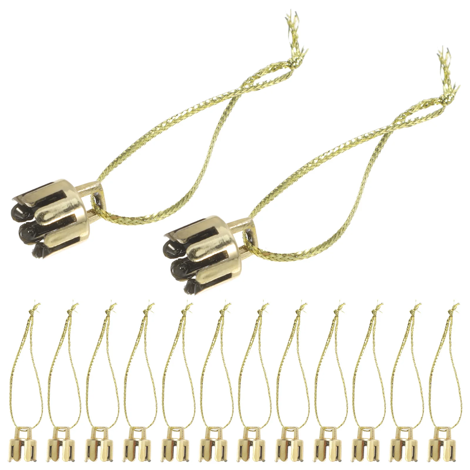 

1000Pcs Plastic Xmas Ornament Hangers Caps DIY Christmas Ball Top Covers for Holiday Decoration Festive Party Supplies