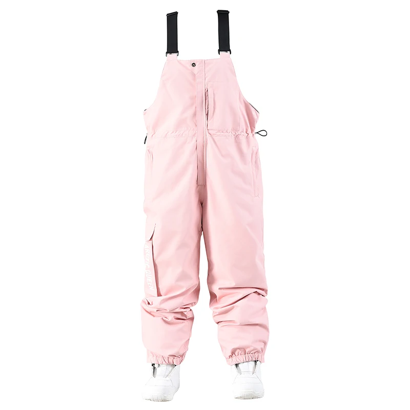 Baberos de pantalones de esquí para hombres y mujeres, pantalones de snowboard con pechera, pantalones de nieve con pechera, traje de esquí, pantalones con pechera para nieve, pantalones con pechera para snowboard