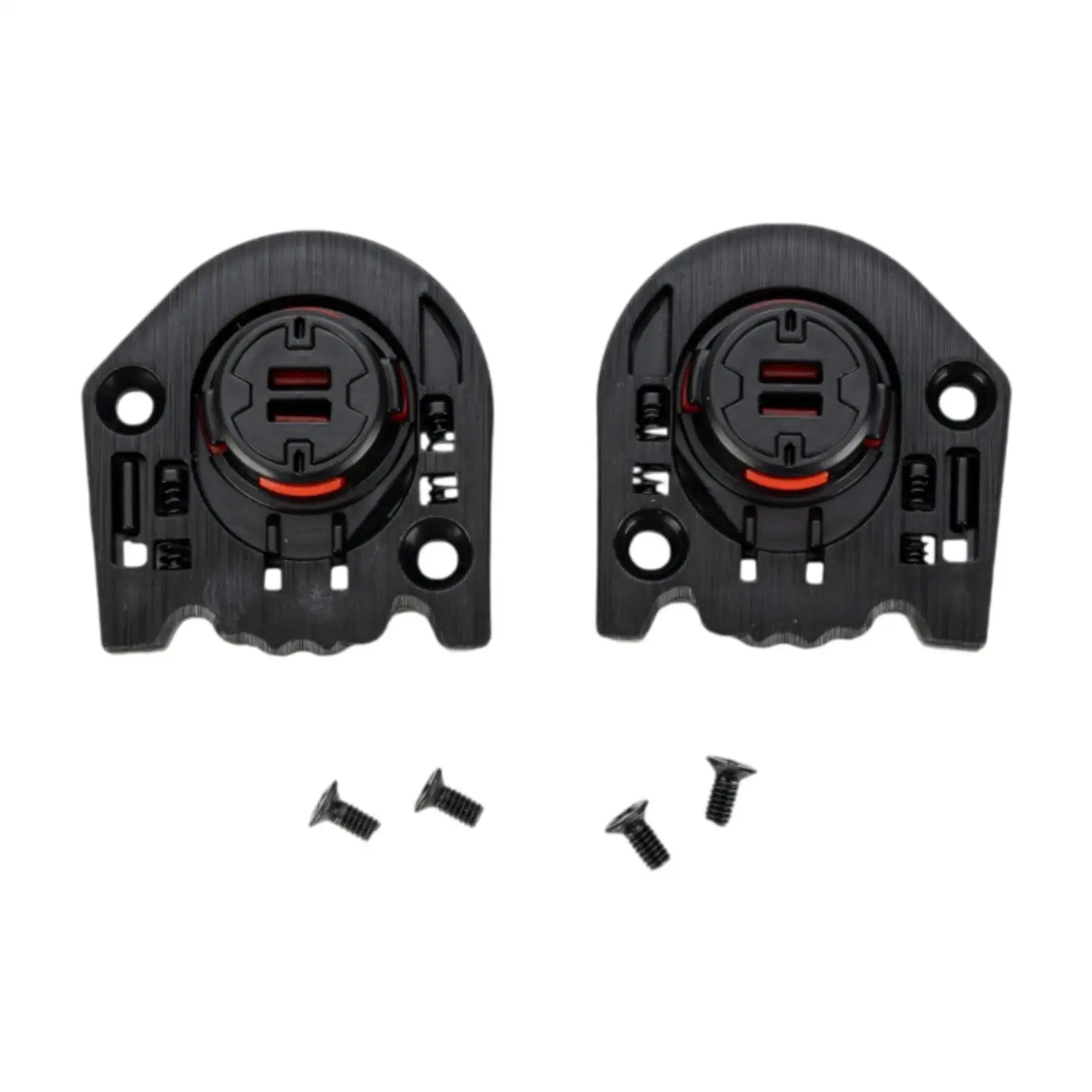 

2x Motorbike Helmet Visors Base Plates Attachment Directly Replace Lightweight