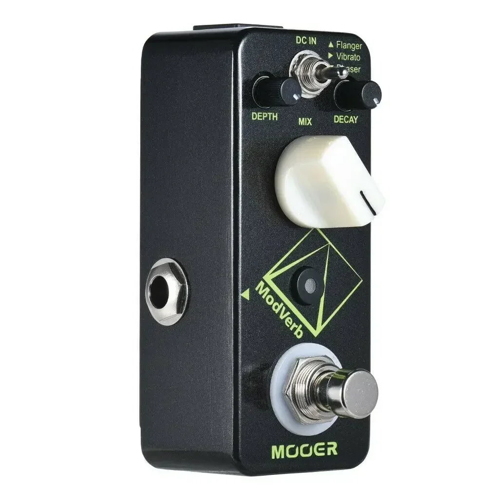 MOOER Modverb Guitarra Effect Pedal Reverb Modulation Effect Modverb MRV4 Flanger Vibrato Phaser Pedal Guitar Accessories Parts