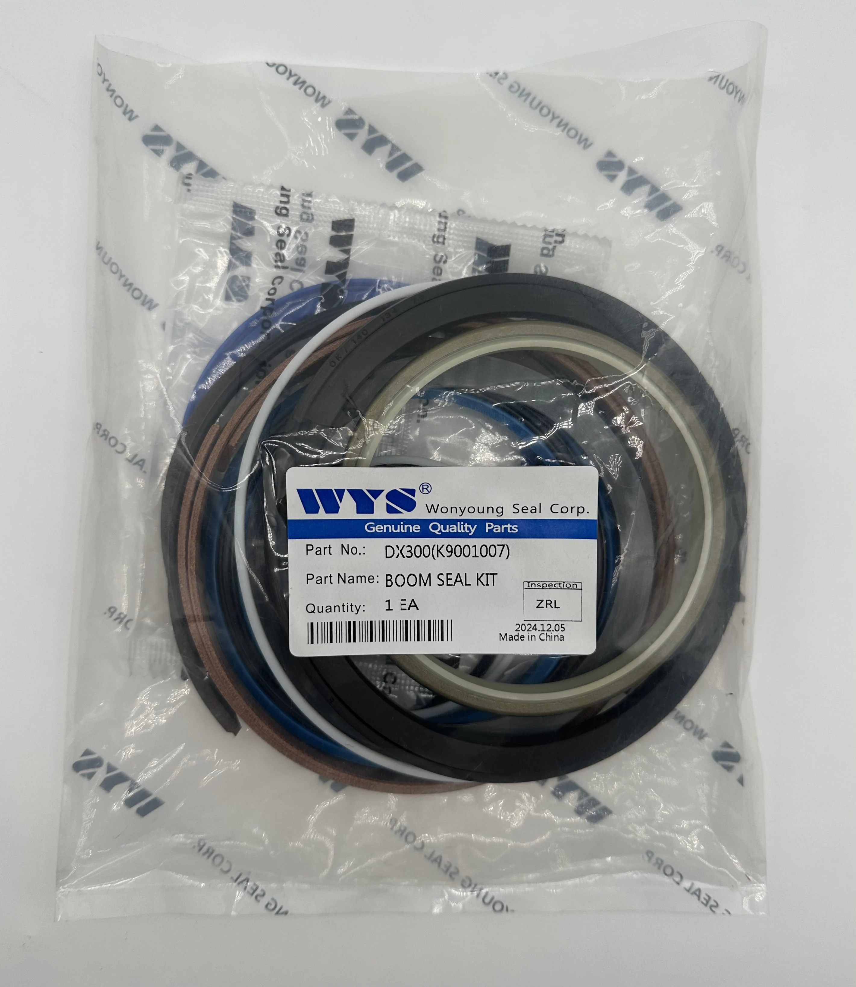 

Factory Hot Sale WYS Original Parts DX300 K9001007 Boom Seal Kit Construction Machinery Parts